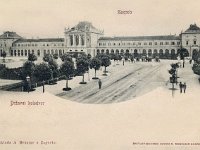 Glavni kolodvor oko 1900. godine, razglednica